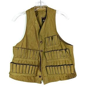 Vintage Red Head Shotgun Duck Hunting Vest  1930's 12 Gauge RedHead Small